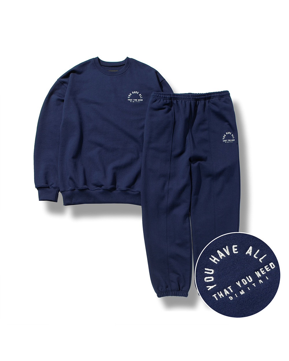 &quot;YOU HAVE ALL&quot; SWEAT PACKAGE NAVY